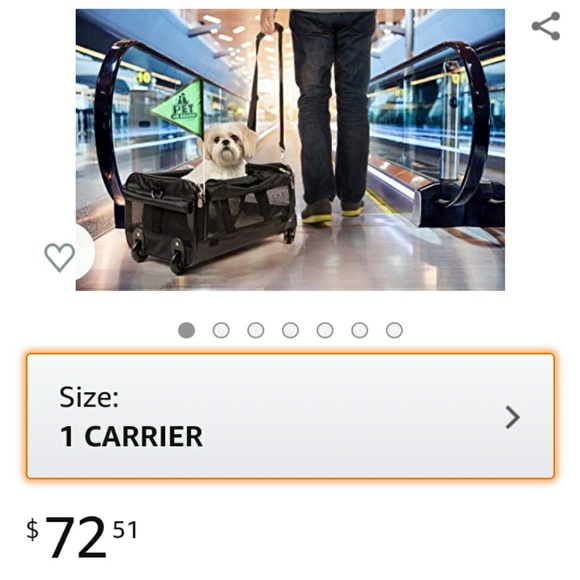 Large Sherpa Wheeled pet carrier with extra strap - Picture 7 of 7